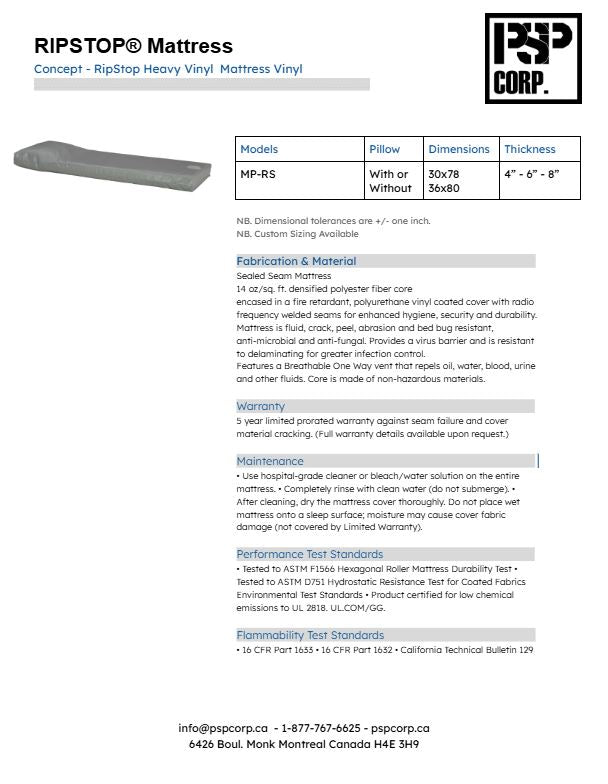 RIPSTOP® Mattress