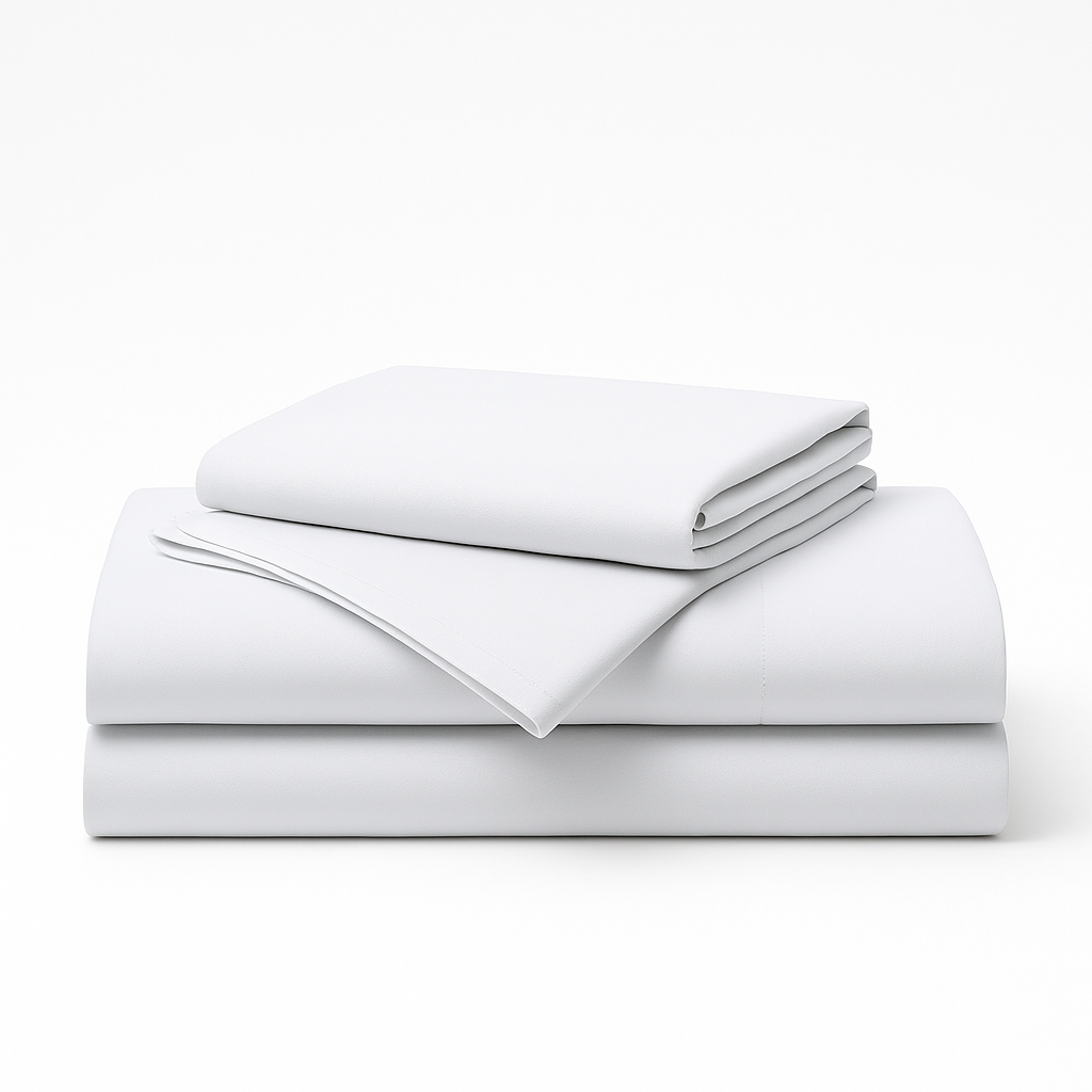 Bed Sheet Set Tear Resistant – Fire Resistant White